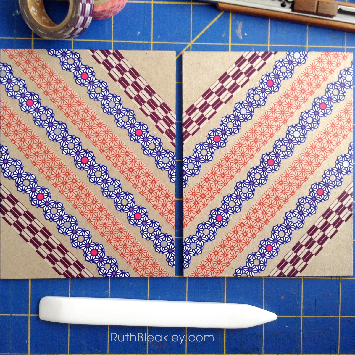 Washi Tape Handmade Journal – Ruth Bleakley's Studio