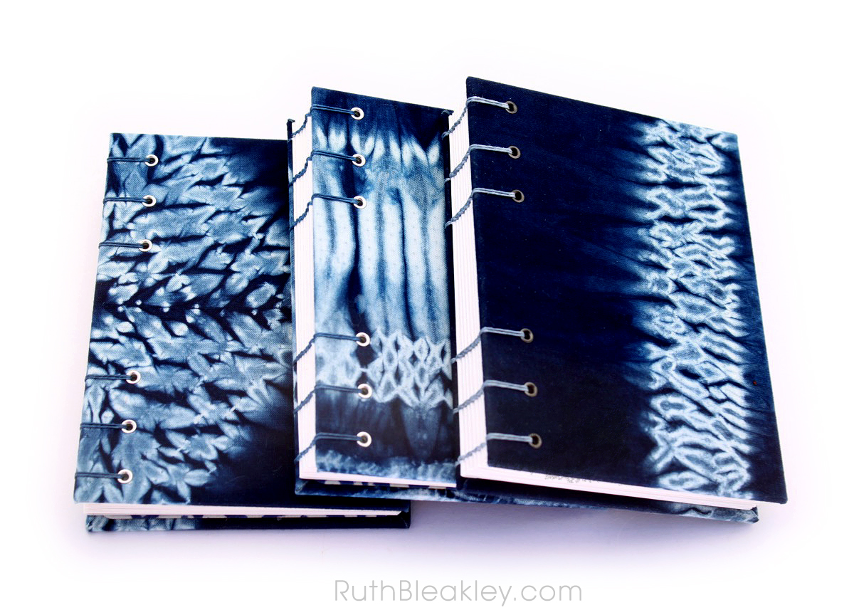 Shibori Indigo Journals Made From Fabric I Hand-Dyed with Indigo – Ruth  Bleakleys Studio